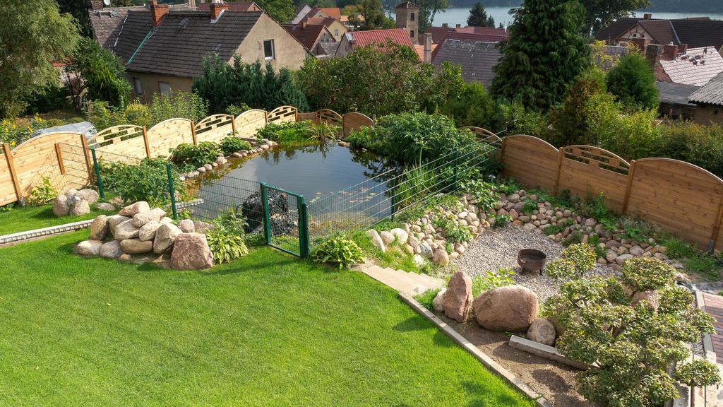 Ferienwohnung Mit Seeblick Rheinsberg Esterno foto